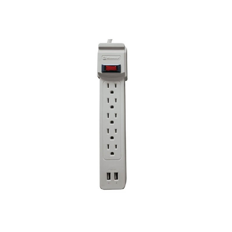 SUPRESOR DE PICOS SS 550 USB 550 JOULES CON PUERTO USB PARA CARGA(00-5333-00-0)