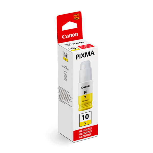 BOTELLA DE TINTA CANON GI-10 AMARILLA 3393C001AB