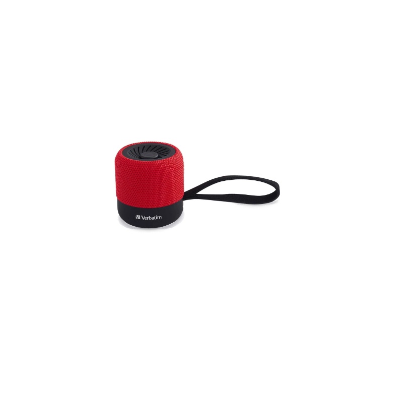 MINI ALTAVOZ VERBATIM INALAMBRICO BLUETOOTH - ROJA VB70230