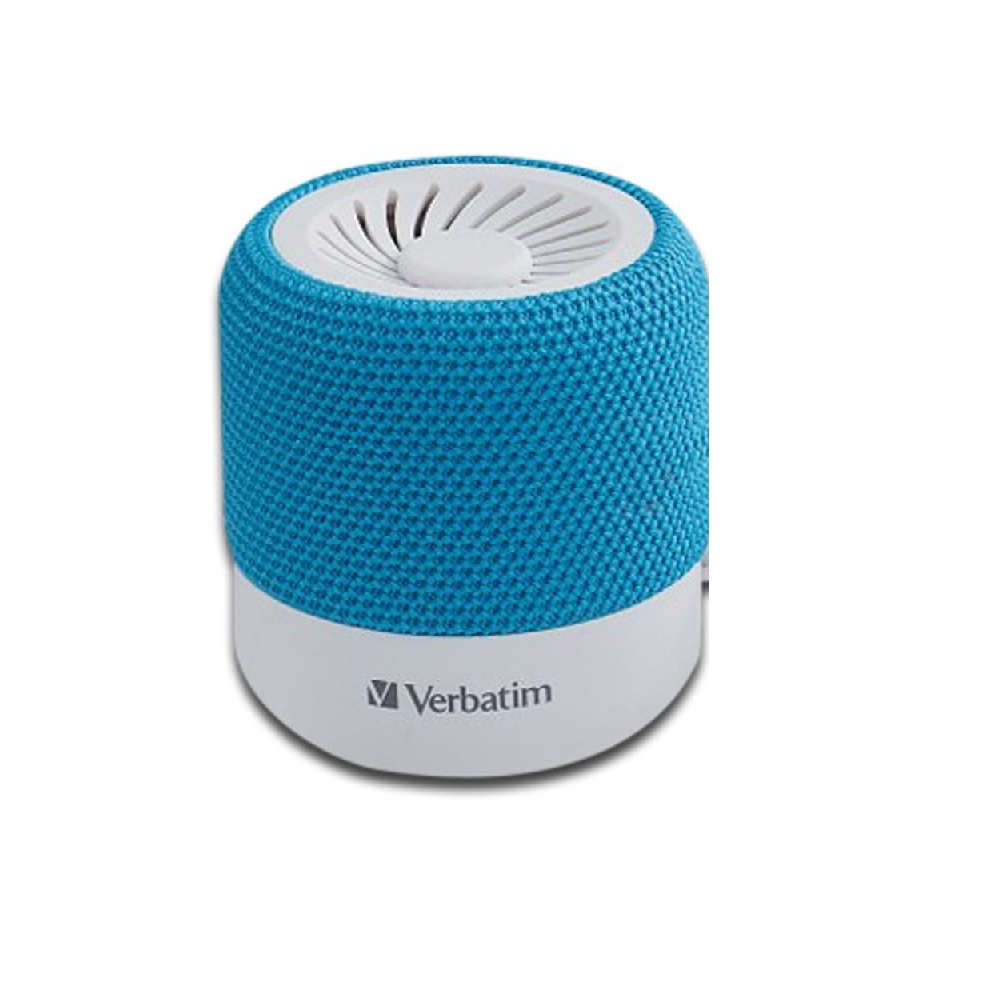 BOCINA MINI VERBATIM INALAMBRICO BLUETOOTH - VERDE AZULADO VB70231