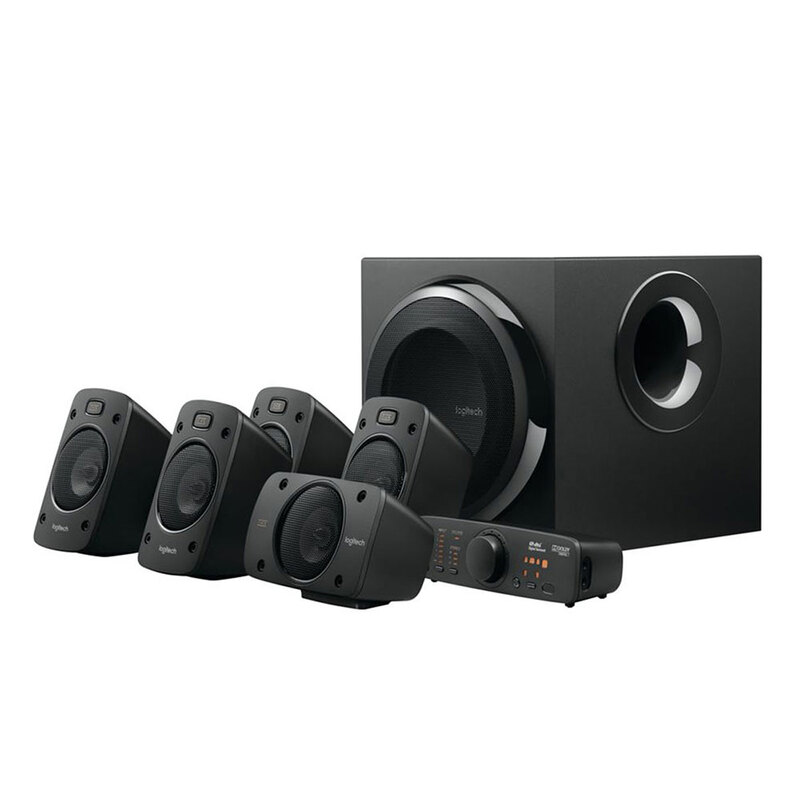 HOME THEATRE LOGITECH Z906 5.1 THX 3.5MM RCA COAX OP 500W (980-000474)