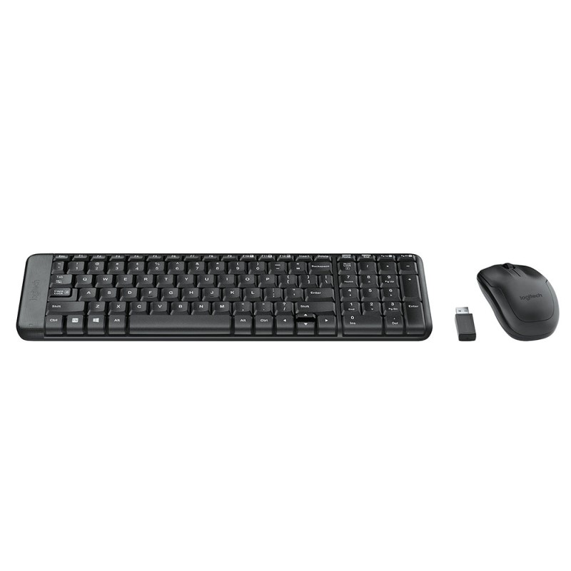 KIT LOGITECH MK220 TECLADO/MOUSE USB PLUG&PLAY 10MT BLACK (920-004430)