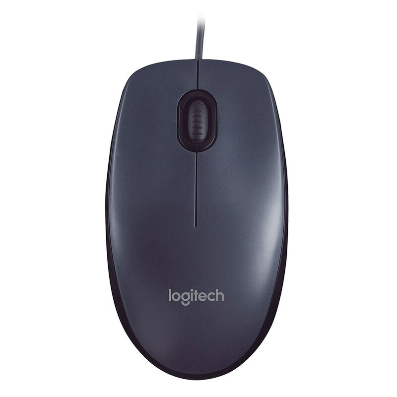 MOUSE LOGITECH M90 OPTICO USB 1,000 DPI BLACK (910-004053)