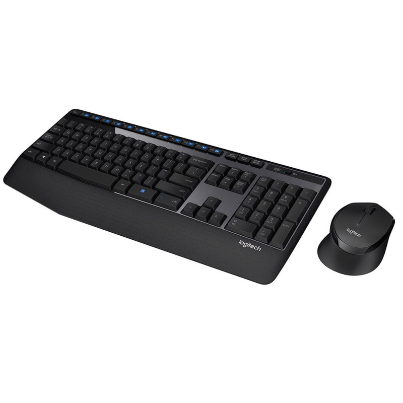 KIT LOGITECH MK345 TECLADO/MOUSE REPOSAMANOS USB BLACK (920-007820)