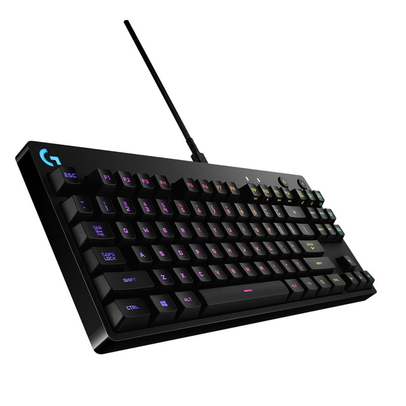 TECLADO LOGITECH PRO GAMING USB RGB LIGHTSYNC BLACK (920-009388)