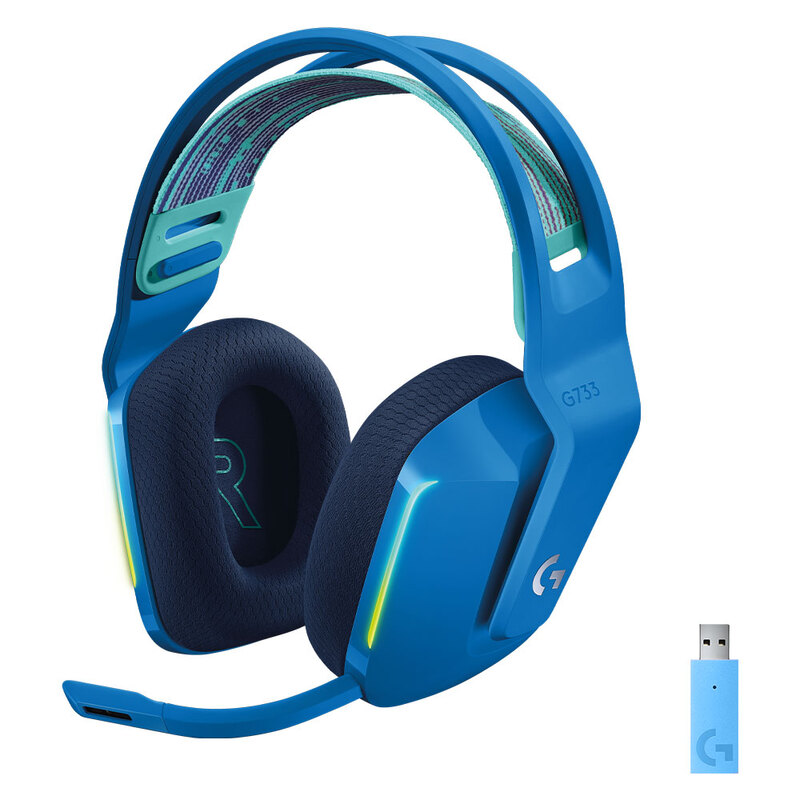 DIADEMA LOGITECH G733 LIGHTSPEED RGB USB PC MC PS4 BLUE (981-000942)