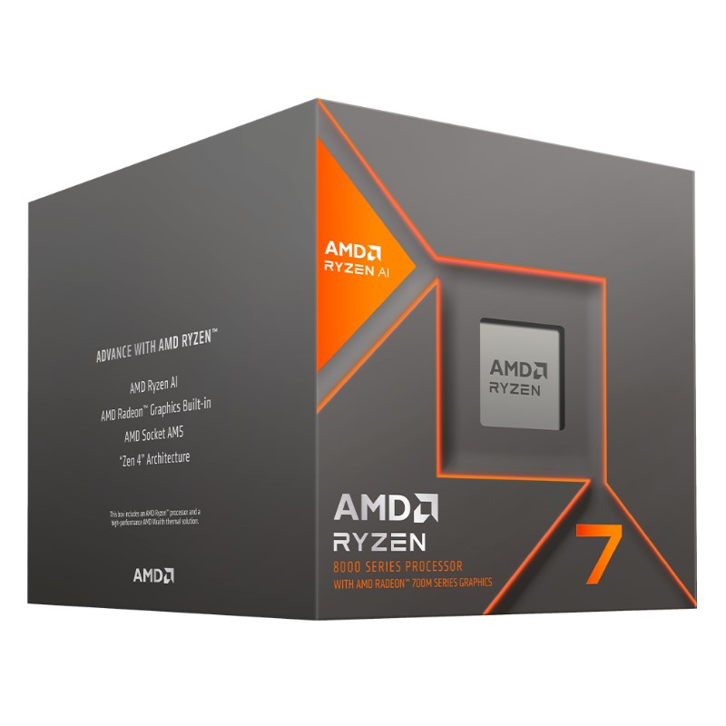 CPU AMD RYZEN 7 8700G RADEON GRAPHICS AM5 4.2GHz (100-100001236BOX)