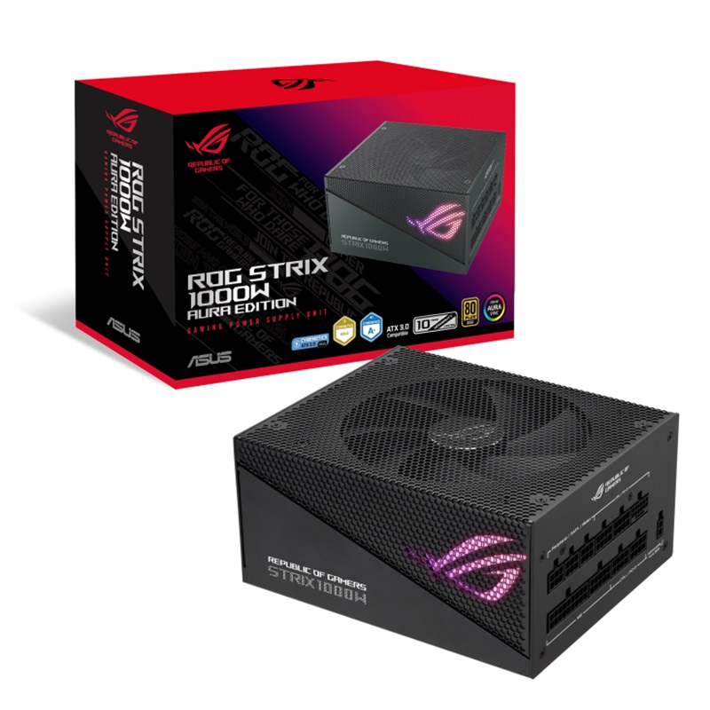 FUENTE DE PODER ASUS ROG-STRIX-1000G-AURA-GAMING 1000W/GOLD/80PLUS