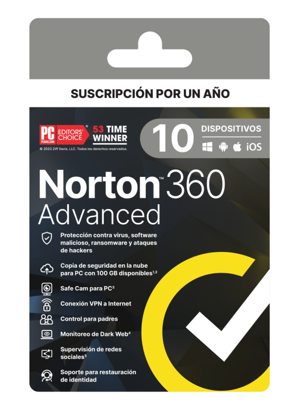 NORTON 360 ADVANCED 10 USR 1YR ( 21443260 )