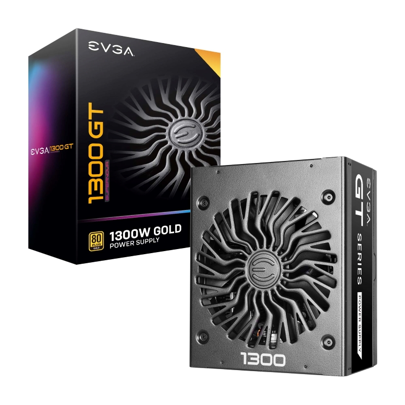 FUENTE DE PODER EVGA 220-GT-1300-X1 1300W PLUS GOLD SUPERNOVA MOD 220-GT-1300-X1