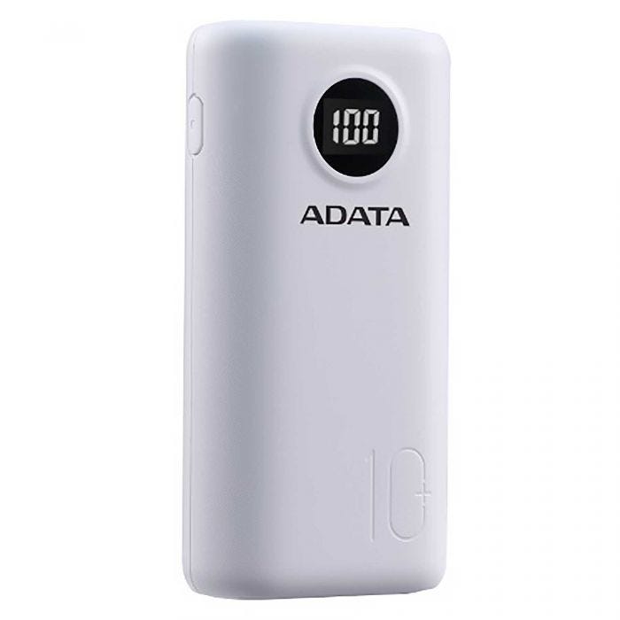 CARGADOR PORTATIL DIG ADATA P10000QCD TIPO C BLANCO(AP10000QCD-DGT-CWH