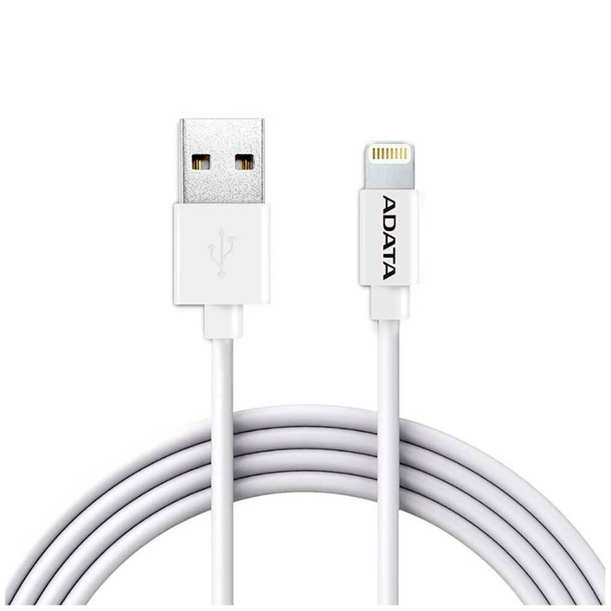 CABLE ADATA LIGHTNING A USB-A PARA APPLE 1MT. BLANCO (AMFIPL-1M-CWH)