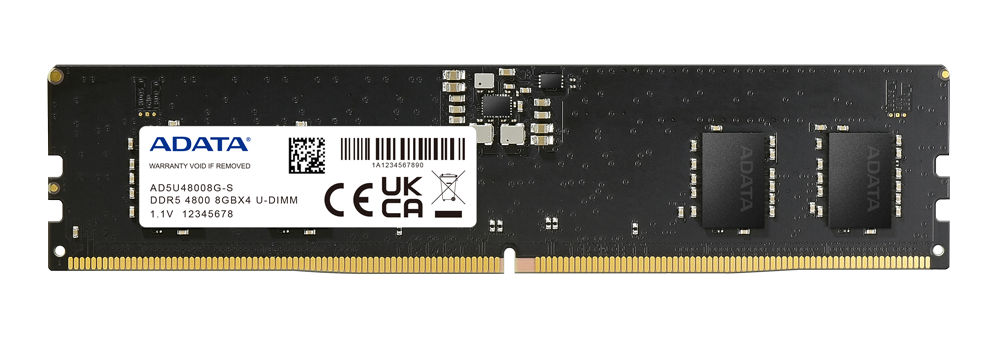 MEMORIA DDR5 ADATA 8GB 4800MHZ UDIMM (AD5U48008G-S)