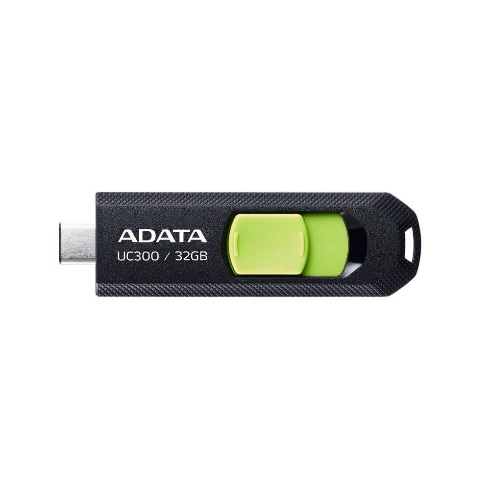 MEMORIA FLASH ADATA UC300 32GB USB-C 3.2 VERDE (ACHO-UC300-32G-RBK/GN)