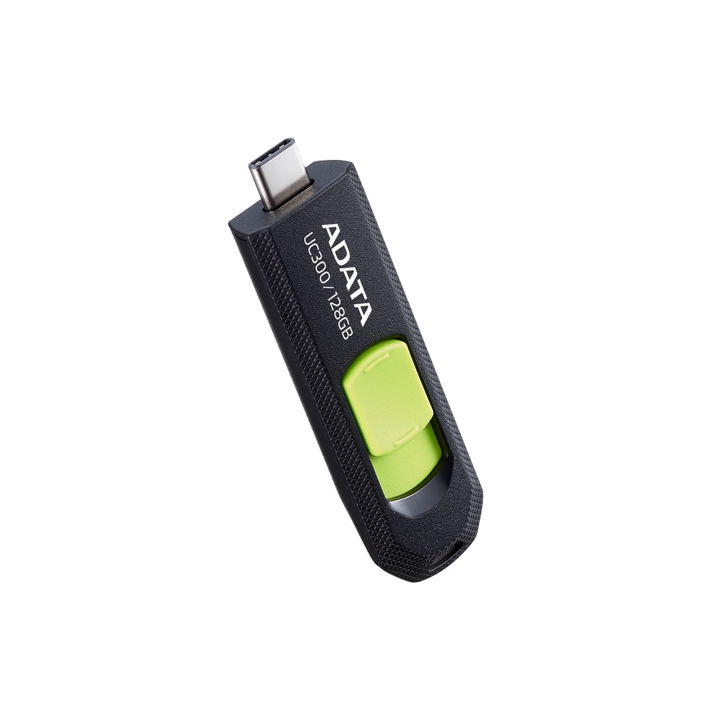 MEMORIA FLASH ADATA UC300 128GB USB-C 3.2 VDE (ACHO-UC300-128G-RBK/GN)