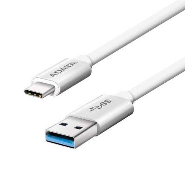 CABLE ADATA TIPO C- USB 3.1 1M BLANCO (ACA3AL-100CM-CSV)