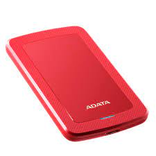 DISCO DURO EXTERNO ADATA HV300 2TB 3.1 ROJO (AHV300-2TU31-CRD)