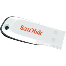 MEMORIA FLASH SANDISK CRUZER BLADE 16GB BLANCA 2.0 (SDCZ50C-016G-B35W)