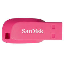 MEMORIA FLASH SANDISK CRUZER BLADE 16GB ROSA 2.0 (SDCZ50C-016G-B35PE)