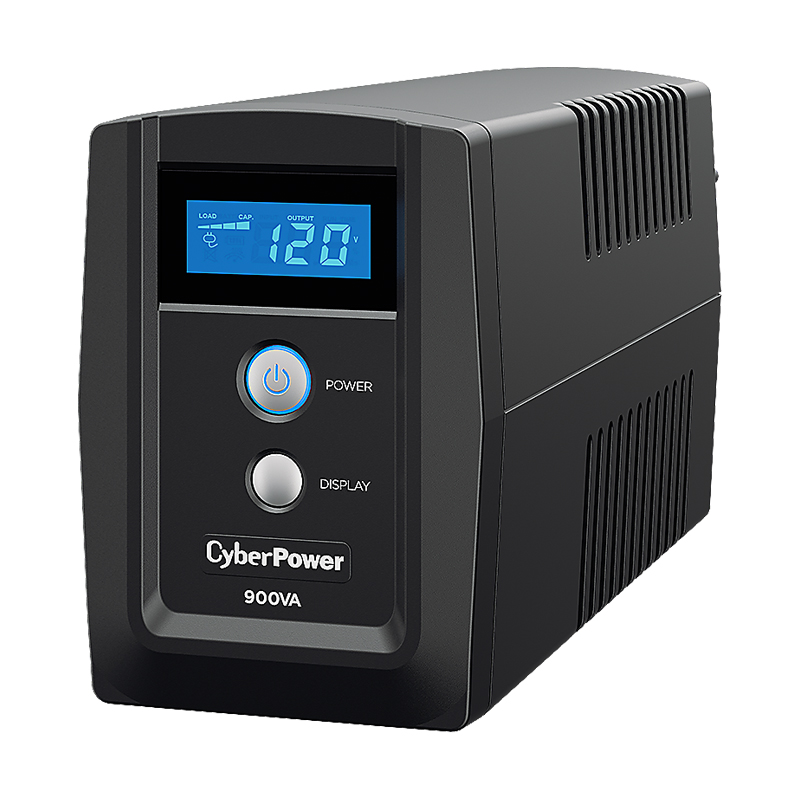 UPS/NO BREAK CYBERPOWER OM900ATLCD 900VA/420W LCD/AVR/6 CONT