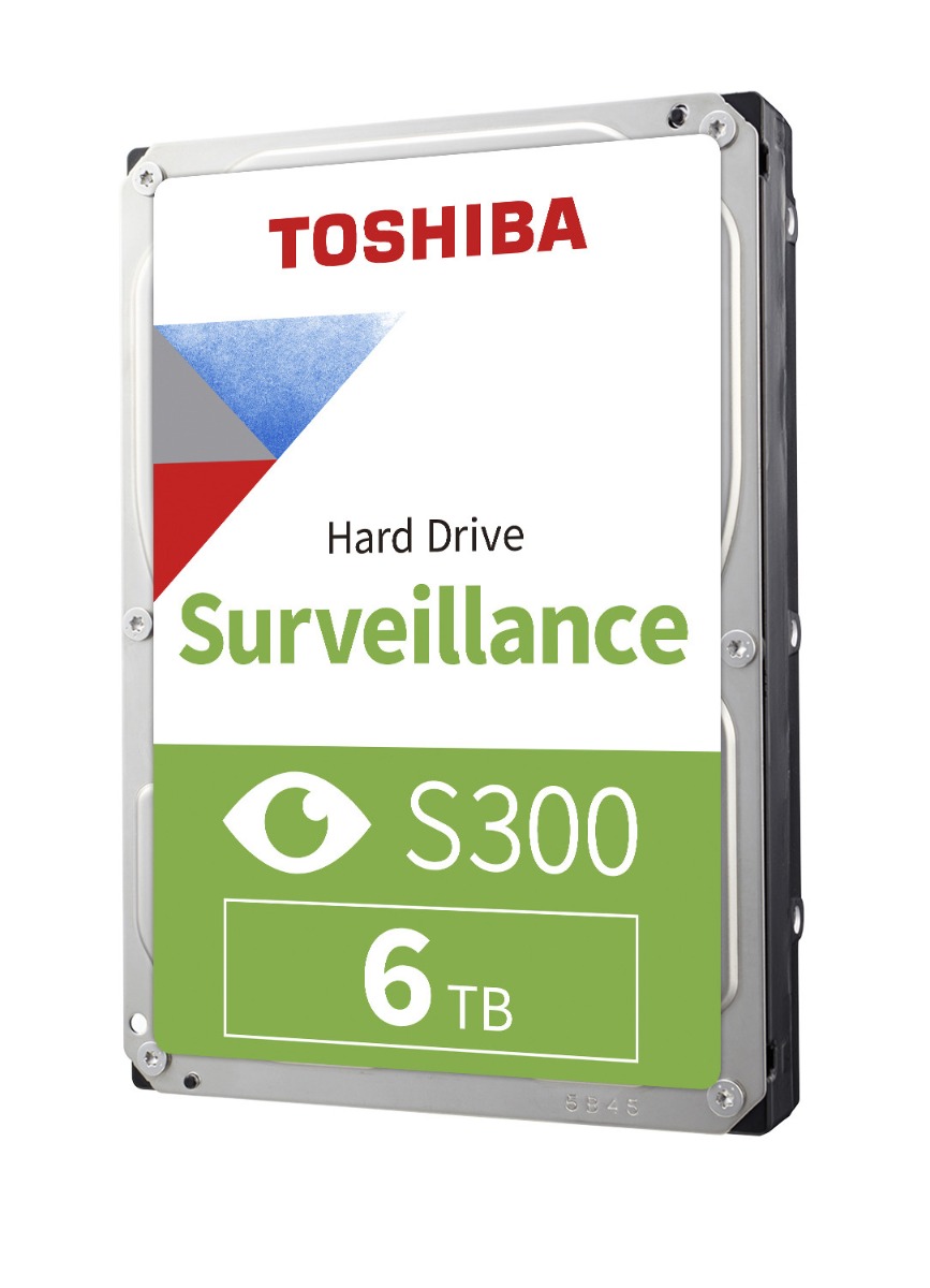 DISCO DURO INTERNO TOSHIBA 6TB S300 3.5" 7200rpm CCTV 64 CAM (HDWT360UZSVAR)