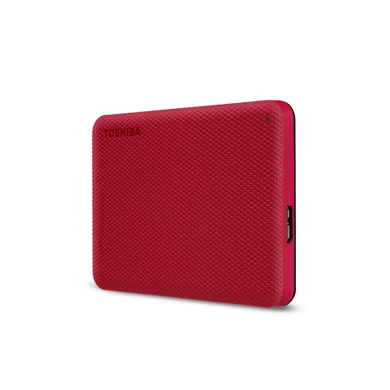 DISCO DURO EXTERNO TOSHIBA 2TB USB 3.2 CANVIO ADVANCE V10 ROJO (HDTCA20XR3AA)