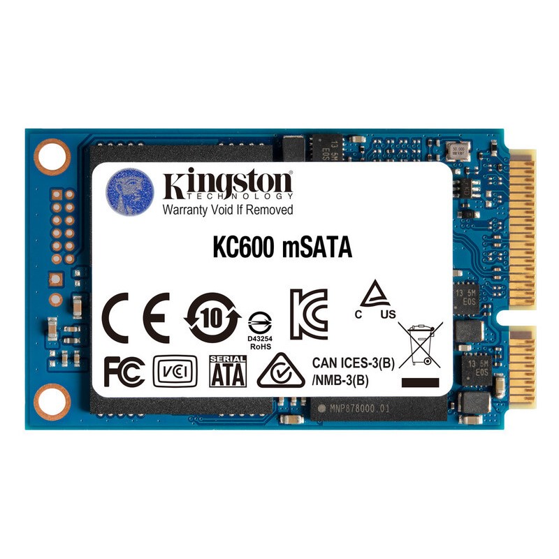 UNIDAD SSD KINGSTON SKC600 MSATA 256GB SATA 3 550R/500W(SKC600MS/256G)