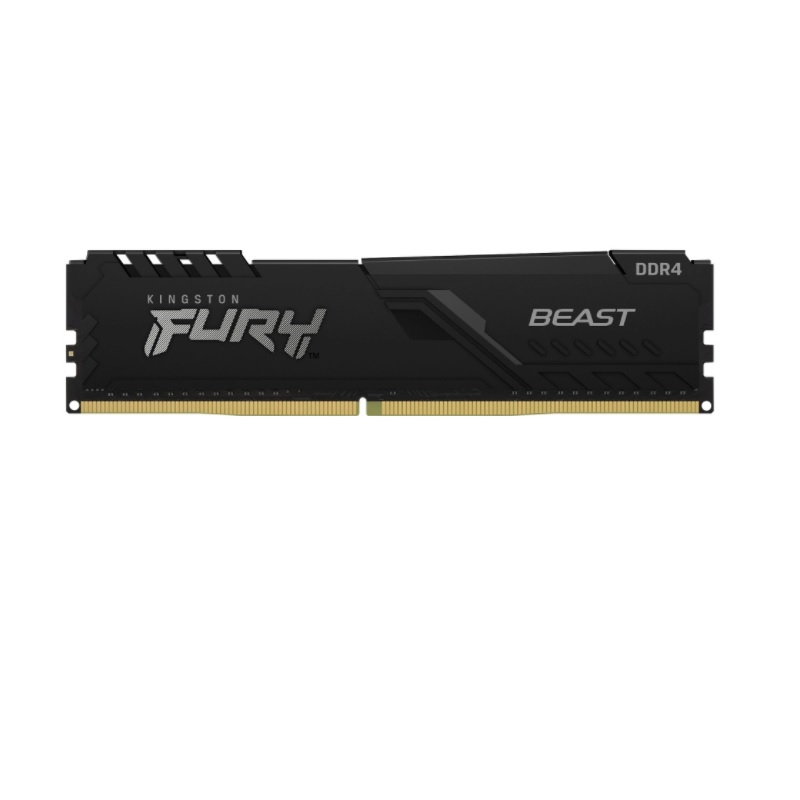 MEMORIA DDR4 KINGSTON FURY BEAST BLACK 4GB 2666 MHZ DIMM(KF426C16BB/4)