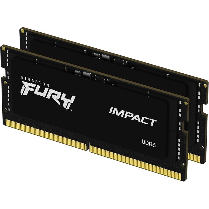 MEMORIA SODIMM DDR5 FURY IMPACT 32GB 4800MHZ CL38 PNP(KF548S38IB-32)