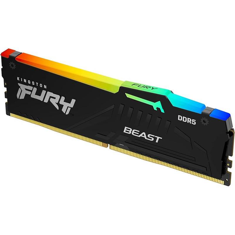 (OB) MEMORIA DDR5 KINGSTON FURYBEAST RGB 16GB 4800MHZ DIMM(KF548C38BBA-16)