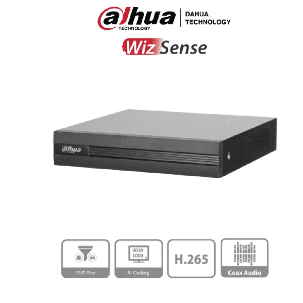 DAHUA DVR DE 8 CANALES DE 5 MP LITE/ WIZSENSE(DH-XVR1B08H-I)