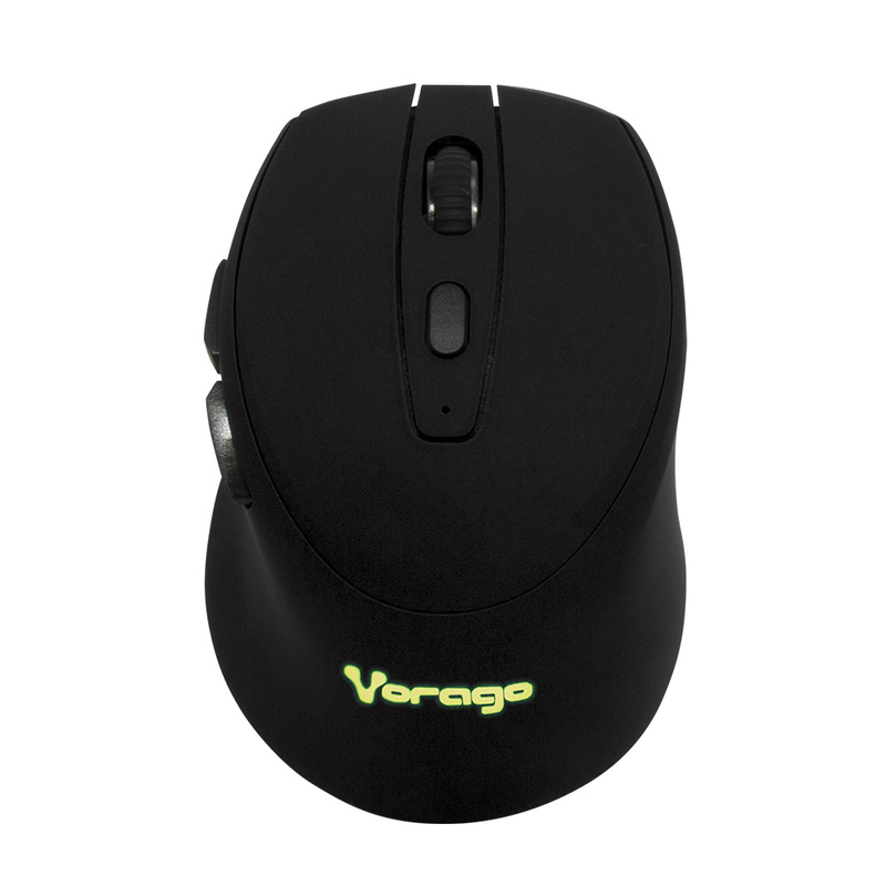 MOUSE VORAGO MO-306 INALAMBRICO ILUMINADO 2400 DPI RECARGABLE NEGRO