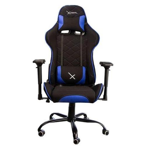 (ED) SILLA GAMER XZEAL NEG, AZUL, TEXTIL,ALTO DESEMPEÑO (XZSXZ25A)