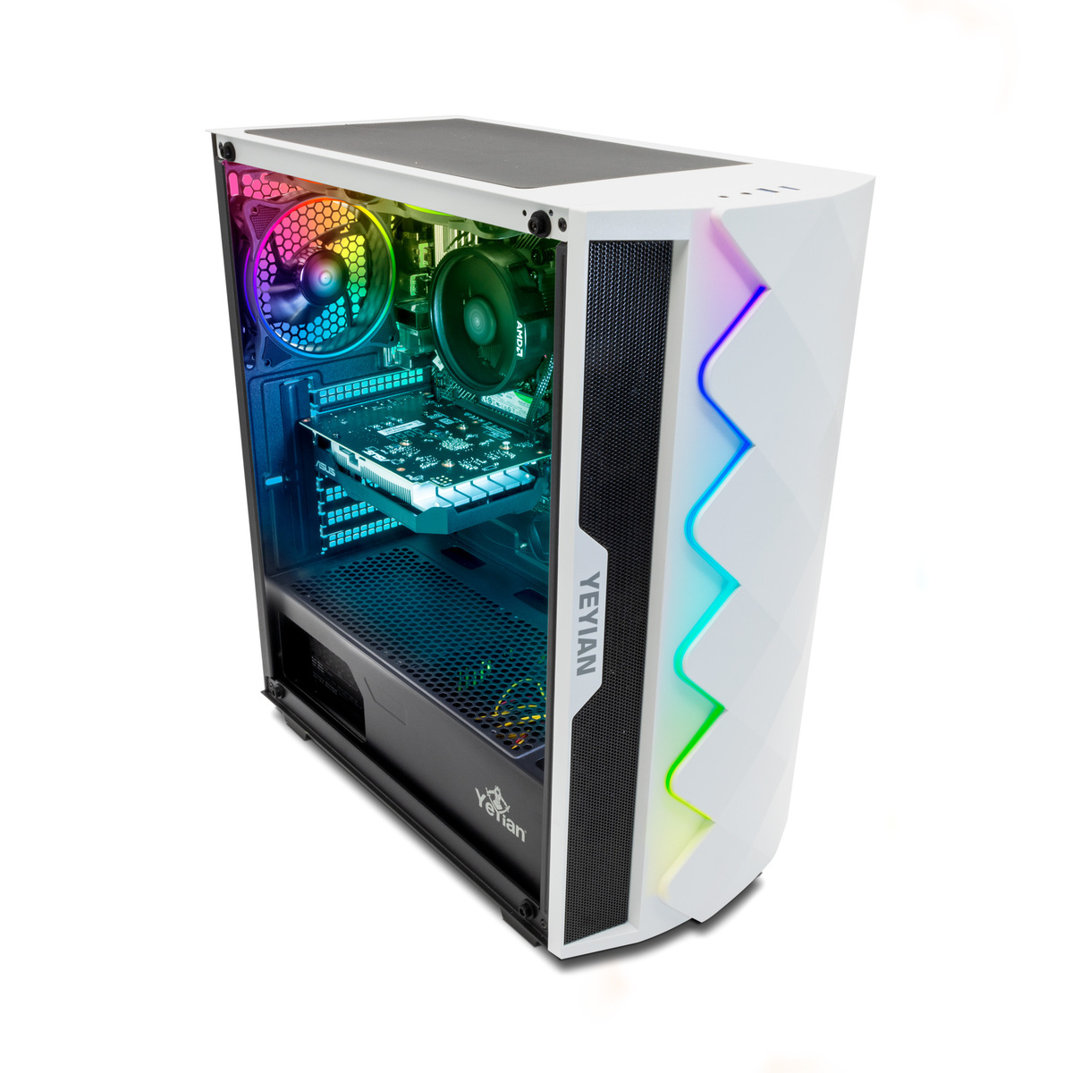 (OPEN BOX)GAB YEYIAN YGA-49701 ABYSS 2500 ATX C/T 3VENT RGB,2 USB3.0 NEGRO