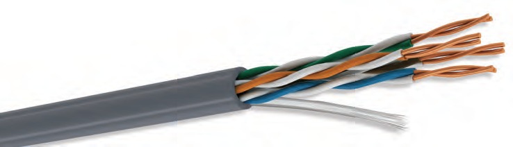 CONDUMEX CABLE UTP CAT5E BRAVOTWIST 4PARES 24 AWG GRIS 305M(66445632)