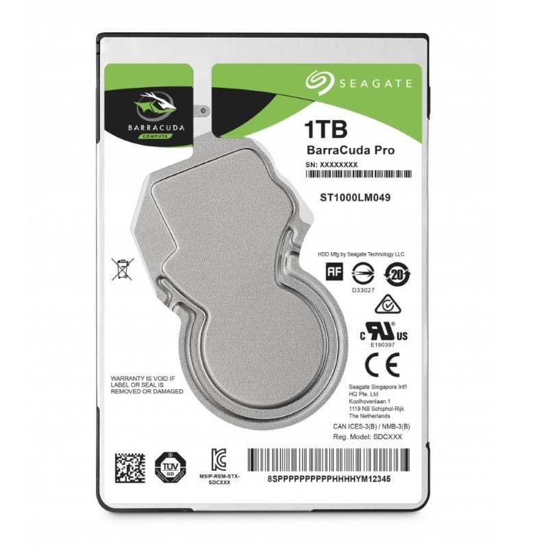 DISCO DURO INTERNO SEAGATE 1TB 2.5 ST1000LM049 7200RPM BARRACUDA PRO