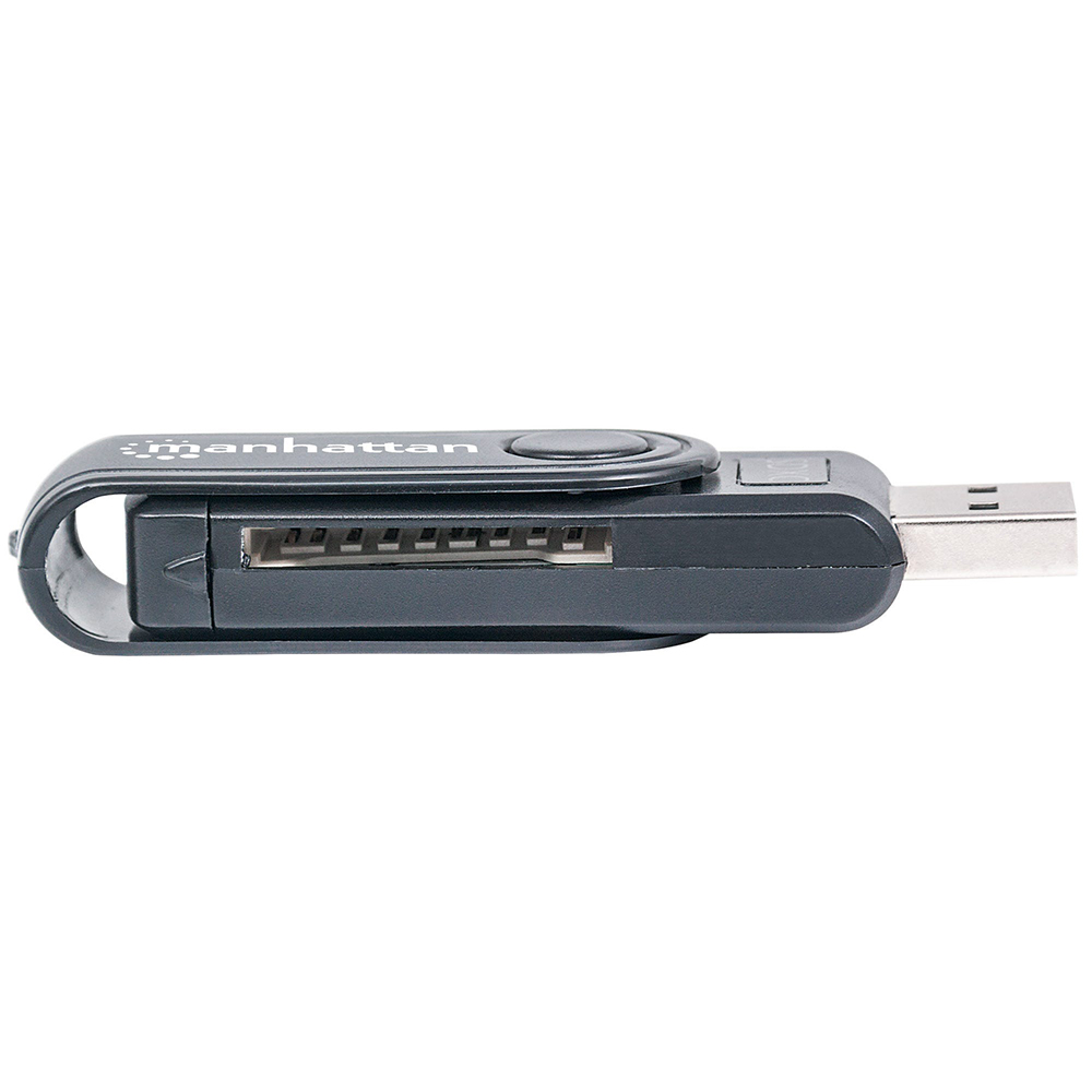 LECTOR DE TARJETAS MANHATTAN USB 3.0, 24 EN 1 101981