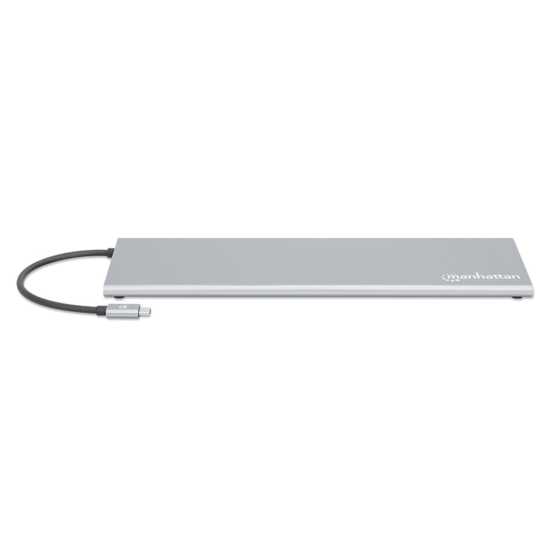 DOCKING STATION MANHATTAN USB-C 11 EN 1 CON MST P/3 MONITORES 130578