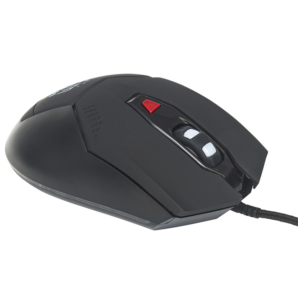 MOUSE OPTICO GAMING NEGRO DPI AJUSTABLES LUZ LED MANHATTAN 176071