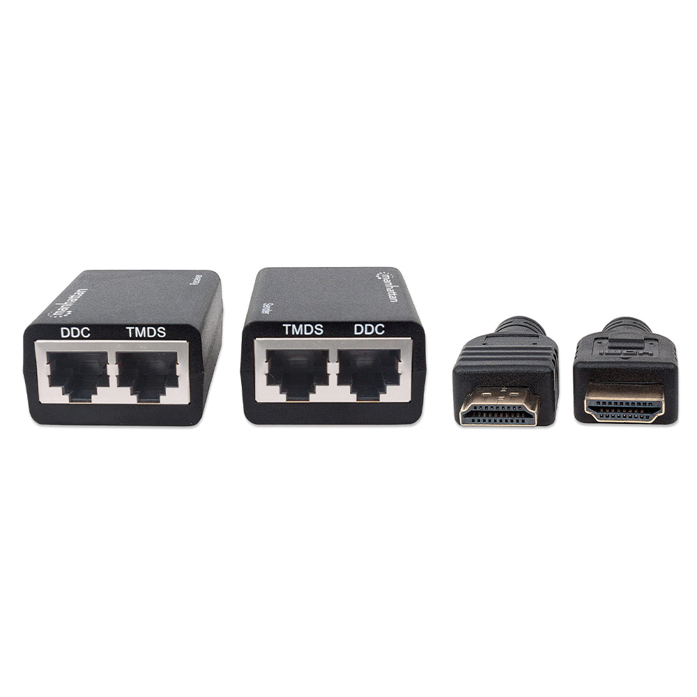 EXTENSOR VIDEO HDMI MANHATTAN, 30M VIA CAT 5/6 207386