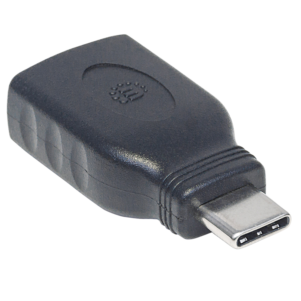 ADAPTADOR MANHATTAN USB-C V3.1 CM-AH NEGRO 354646