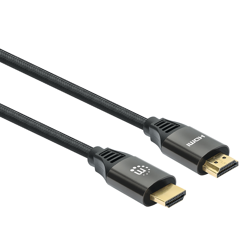 CABLE HDMI MANHATTAN 2.1 TEXTIL M-M 1.0M, 8K@60HZ, 355933