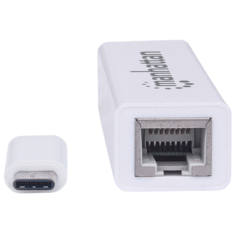 ADAPTADOR MANHATTAN USB TIPO C 3.2 A RJ45 RED GIGABIT ETHERNET 507585