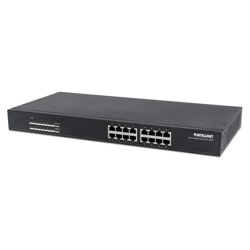 SWITCH POE INTELLINET 19" GB 16 PTOS 220W, 30W X PTO (560993)