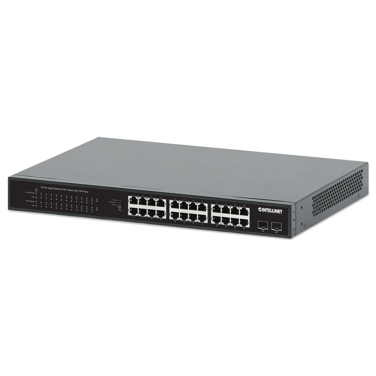 SWITCH POE INTELLINET 19" GB 24 PTOS 370W 30WXPTO+2SFP (561891)