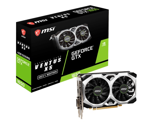 TARJETA DE VIDEO MSI GTX 1650 D6 VENTUS XS OCV3