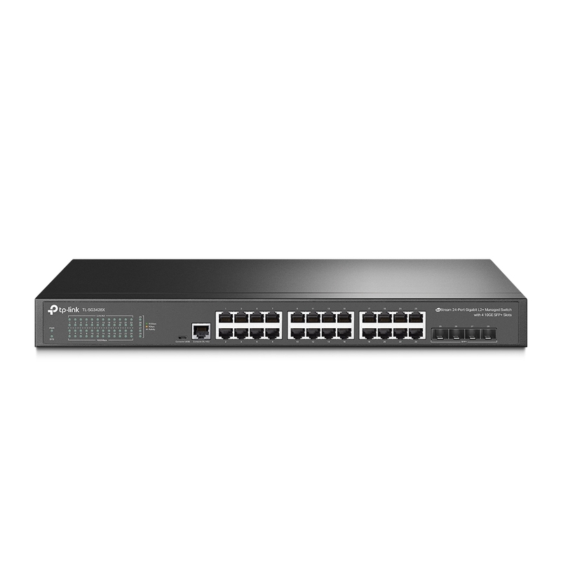 SWITCH ADM L2+ TP-LINK 24 PTOS GB/4P 10GB SFP+ /SG3428X (TL-SG3428X)