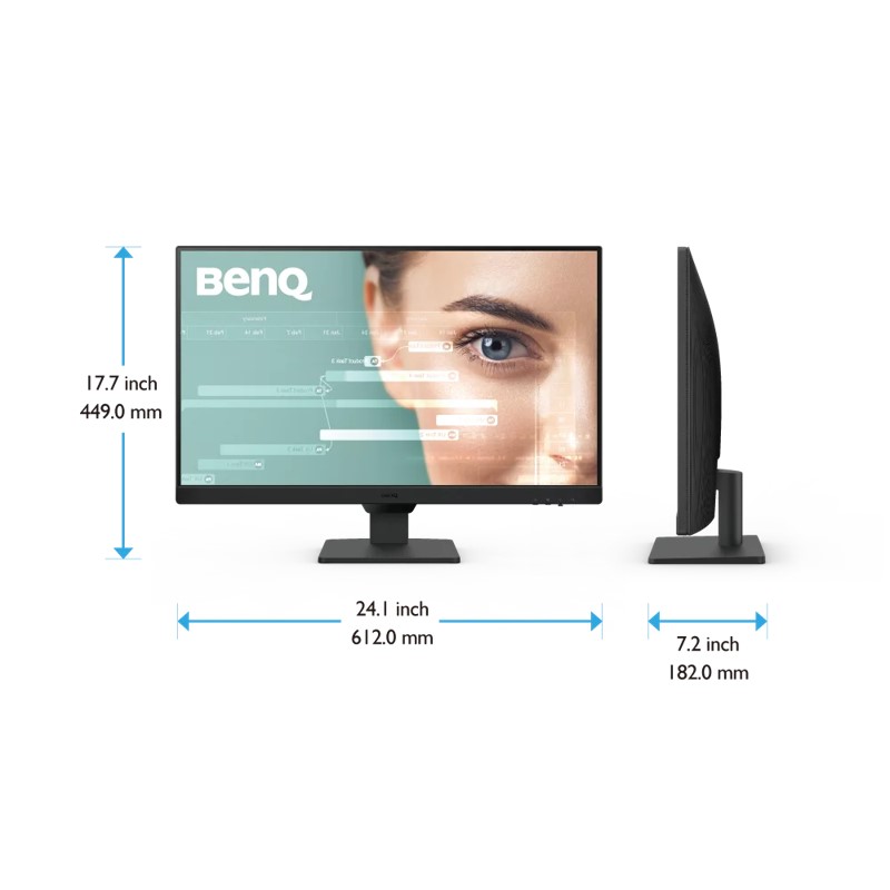 MONITOR BENQ GW2790 27" FHD IPS100HZ HDMI/DP VESA BOCINAS 9H.LLTLB.QBL/J.LBL