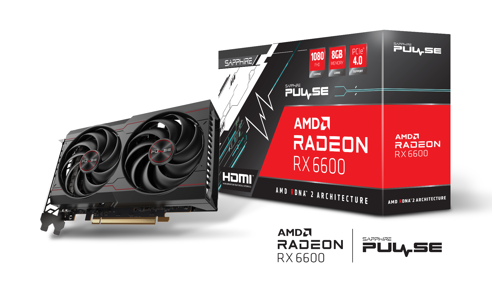 TARJETA DE VIDEO SAPPHIRE PULSE RX6600 GDDR6 8GB (11310-01-20G)