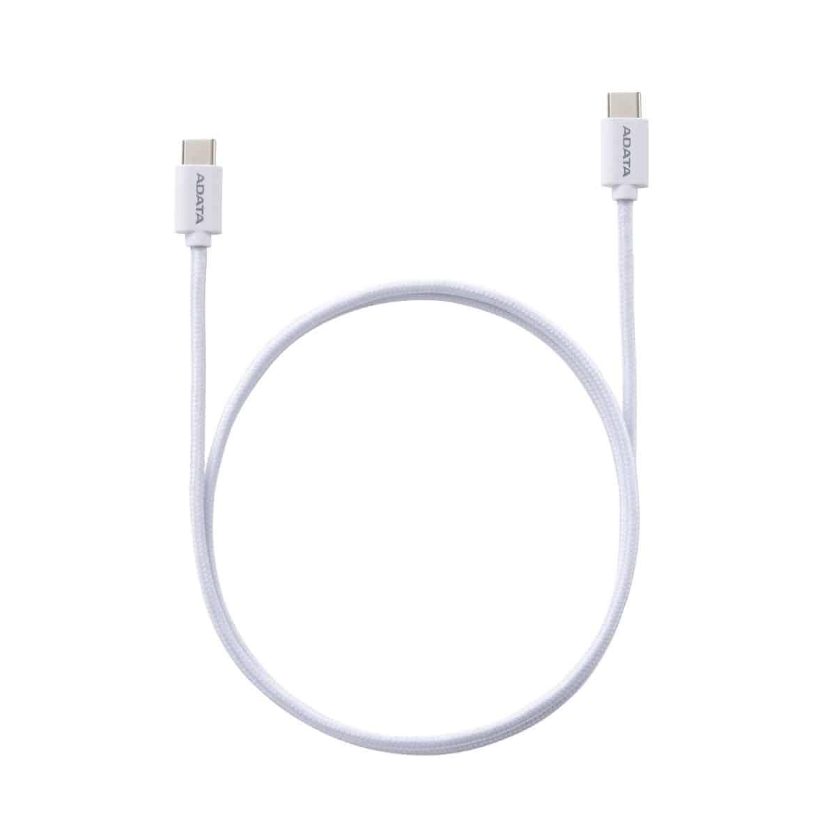 CABLE ADATA USB-C A USB-C CARGA RAPIDA SOPORTA PD3.0 Y QC3.0